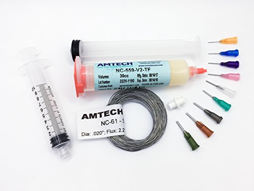 Amtech nc-559-v2-tf – 10 CC KIT – no-clean Tacky Solder Flux USA