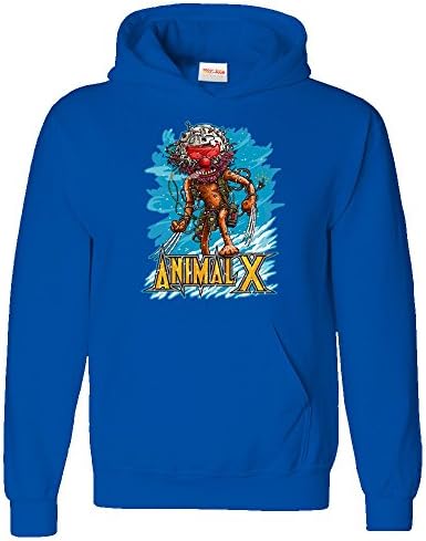 Swift Artwork Inspired Weapon-X Wolverine Animated Hoodie, Size:Medium, Main Colour:Royal Blue