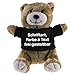 Produktbild Multifanshop Kuscheltier mit Individuellem Druck - Vorderseite - (Anpassung von Text, Schriftart, Schriftfarbe, Artikel Farbe) - personalisiert - Wunschtext