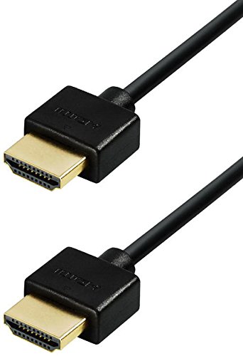 3,0 m HDMI Kompakt-Kabel mit kurzen Steckern; Extra dünn; High Speed mit 3D und Ethernet; UHD / 4k Auflösung - 2