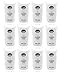 12x Athena Smooth OVAL COSMETIC PADS Soft Pure COTTON WOOL Face Nails Baby (50 Pack)