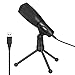 Produktbild LESHP USB Verdrahtete Kondensatormikrofon, Studio Broadcasting Computer Aufnahmemikrofon für Gaming Streaming Singen