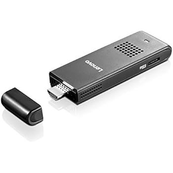 Lenovo Ideacentre Stick 300 PC (Intel Atom Z3735F 1.33 GHz, 2 GB RAM, 32 GB eMMC, WLAN, Bluetooth, Integrated Graphics, Windows 8.1) - Black