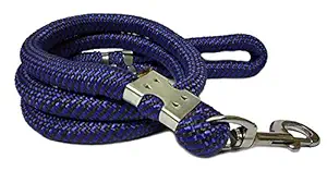 HM Heavy Dog Leash Dog Lead Rope Cord, Blue/Black, Extra Large