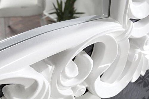 Opulenter Barock Spiegel VENICE weiss antik Wandspiegel - 3