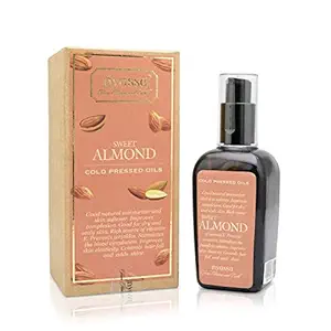 Nyassa Cold pressed Sweet Almond Oil 100 ml. No Parabens, Silicons, Petroleum. Cruelty free. Pure and Natural. Rich in Vitamin E Can be used on Face, Body, Hair for nourishment and protection.