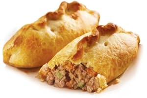 GREENHALGH’S CRAFT BAKERY LTD Box of 4 Lancashire pasties, Delicious and Freshly Baked for Our Loyal Customers - Reliable and Award-Winning Family-Owned Craft Bakery for Over 60 Years
