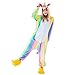 Produktbild Danniers Erwachsene Unisex Tier Flanell Unicorn Kigurumi Tier Cosplay Kostüm (Farbe : Burst, größe : M(60-65inch))