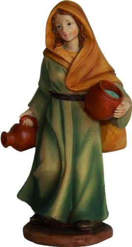 Magd mit zwei Krügen, geeignet für 7cm Figuren