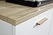 Germania Chest of Drawers, Wood, White/Sanremo-Oak Repro