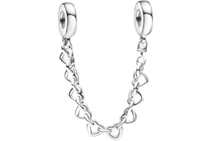 BEEUVIP Charmes Animaux personnages vie pour Bracelets - Charms de Perles ajourées en Argent Sterling 925, charmes de Coeur d'amour pour Bracelets et Colliers pour Femmes Filles