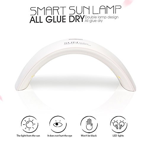 Duomishu Nageltrockner 9s Plus Nagellacktrockner 18 UV-Nagellampen 36w LED Lampe mit LCD-Display Nail Art Malerei Salon Werkzeuge perfekt und professionell für Nagelstudios zum Trocknen oder Polieren von Nägeln (unterstützt USB-Lade Perfekt Geschenk zum Valentinstag) ) - 7
