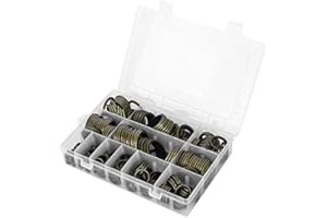 VIAGASAFAMIDO Arandela de 240 Piezas, Arandela Plana Y Anillo de Aceite de Sellado de Goma Nbr, Juego de Juntas de Tapón de Drenaje, Anillo de Goma 6 8 10 12 14 16 18 20 22 24 27 30 Mm Metal