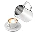 Produktbild Milchkännchen, Lunaoo Milk Pitcher 350ml / 12 fl.oz. Milchschaumkännchen aus Edelstahl, Milch Aufschäumen für Cappuccino, Latté, Kaffe, Milch usw.