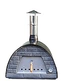 mobiler Holzbackofen Maximus, schwarz