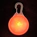 Produktbild 2-TECH LED Tag Blinker in ORANGE Leuchtanhänger Sicherheitsleuchte Blinklicht Spotlight mit austauschbaren Batterien Clip on