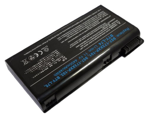 PowerSmart® 11,10V 4400mAh Ersatz Akku für MSI CX500, CX500X, CX600, CX600X, CX605, CX605M, CX605X, CX610, CX610X, CX620, CX620 3D, CX620MX, CX620X, CX623, CX623X, CX630, CX700, CX700X, CX705, CX705MX, CX705X, CX720, CX720X - 2