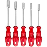 AEE&reg; 5 Par&ccedil;a Lokma Tornavida Seti &ndash; 6/7/8/10/13 MM | Profesyonel El Aletleri | Dayanıklı &Ccedil;elik G&ouml;vde | Ergonomik Kaymaz Sap |