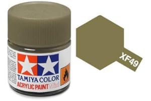 Tamiya colore acrilico opaco 10 ml XF-49 KHAKI