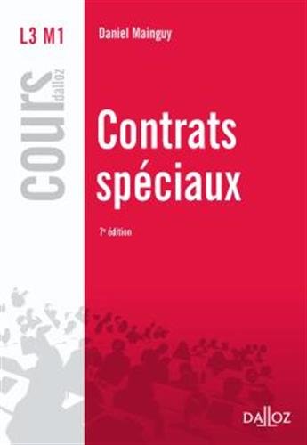 Contrats spéciaux - 7e éd.