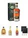 Produktbild Pierre Ferrand Selection des Anges 0,7 Liter + Hennessy Fine de Cognac Frankreich 5 cl + Martell VS Fine de Cognac Frankreich 0,05 Liter MINI + Martell VSOP Cognac Frankreich 0,05 Liter MINI + Schiefer Glasuntersetzer eckig ca. 9,5 cm Ø 2 Stück