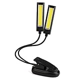 ★★【2 en 1 Linterna de trabajo】LED attached to adjustable gooseneck so light goes where you want it to.Light weight, easy to carry.