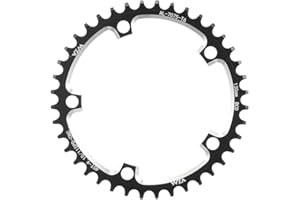 KTKEET 110/130BCD Chainring 36/38/40/42/44/46/48/50/52/54/56/58/60T Round Narrow Wide Chainring 5 Bolts Bicycle Chainwheel for 8-12 Speed Road Bike Folding Bicycle
