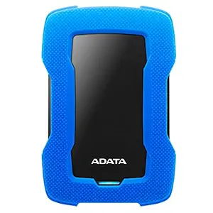 (Renewed) Adata HD330 2TB USB 3.1 Portable External Hard Drive - Blue