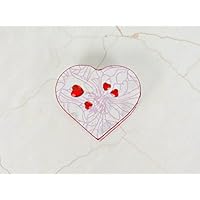 Memorybox Dekoration Tischdekoration Decoupage Dekoration Wohnung Schachtel mit Deckel Kasten Muttertag Herz Rot