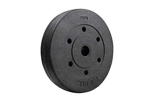 Trex Hantelset Lang-, Curl- und Kurzhantelstange mit Gewichten 50kg bis 160kg zur Wahl - 4