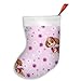 Produktbild ARTOPB Paw Patrol Pup Power Light Pink Christmas Stockings Xmas Party Mantel Decorations Ornaments