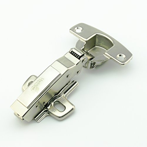 Preisvergleich Produktbild (8er Set) Hettich Sensys 110° Eckanschlag Standardscharnier mit Selbstschluss Mechanismus, Küchenschrank Kleiderschrank Schrank Tür Scharnier, Scharnier mit integrierter Dämpfung 9071205, Voll Vorliegend, Langsam Schließen, Pufferscharnier mit Schließautomatik, Automatikscharnier