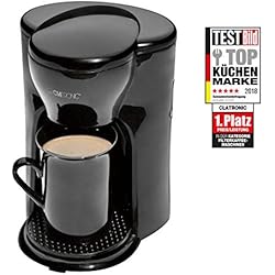 Clatronic KA 3356 Cafetière 1 Tasse Céramique Automatique Filtre de Nylon Amovible
