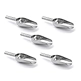 Winrembrandt 5 Pcs Stainless Steel Ice Cream Sweet Food Wedding Buffet Candy Bar Scoops