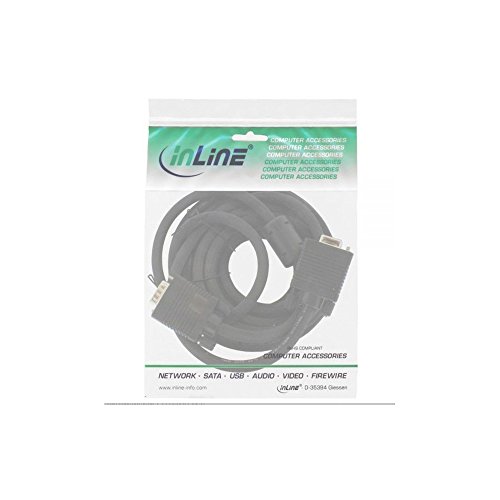 Intos SVGA Monitorverlägerung Monitorkabel HD15 / Stecker – HD15 / Buchse 1.5 m schwarz - 2