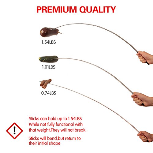 AONOKOY 5 Stücke Marschmallow Röstgabeln Grill Spieße Gabeln BBQ Marshmallow Röster Spieße Set Teleskopspieße Spieße für Kinder, 9.4-33.7 inch - 5