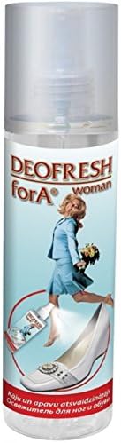 Deofresh Woman - Feet and Shoe deodorant - Made in Europe - Antiseptic and Anti Fungal Effect - Does not containt any alcohol or Ethereal Oils - Does not cause any side effects