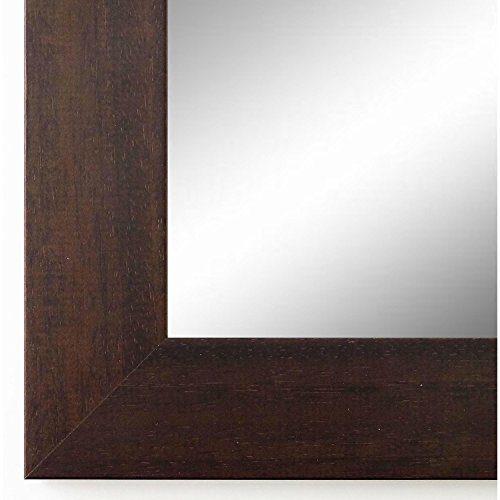 Spiegel Wandspiegel Badspiegel - Florenz Braun 4,0 - handgefertigt - 200 Größen zur Auswahl - Modern, Landhaus - 100 x 130 cm FM