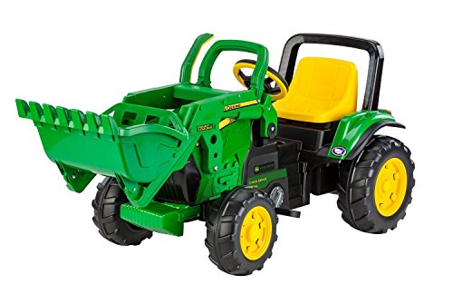 Preisvergleich Produktbild John Deere Ground Loader Kinder Elektro Traktor von Peg Perego 12 Volt mit Frontlader