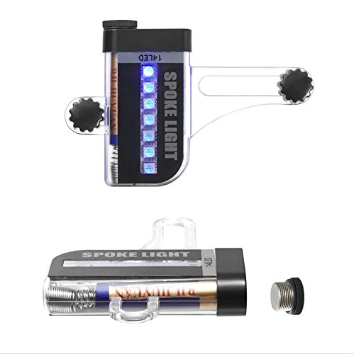 Fahrrad LED Speichenlicht BestTrendy Wasserdicht Rad Fahrradlichter,mit 14 ultrahellen LEDs, 30 Multifarbige Änderungen für Nacht, Outdoor-Fahrt - 3