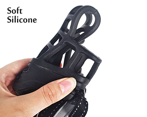 CRAZYBOY-Silicone-Basket-Dog-Muzzles-Breathable-and-Adjustable-Allows-Drinking-Panting-and-Eating