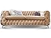 Produktbild Chesterfield Sofa Couch Stoff Samt 3 Sitzer 2 Sitzer Sessel 1 Sitzer Designer Möbel Emma (3-Sitzer, Creme-Beige)