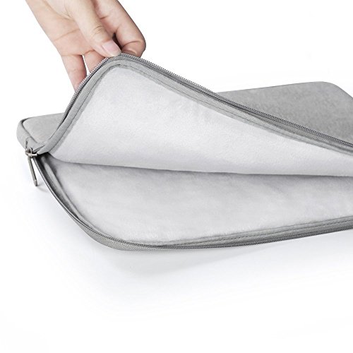 JSVER 13 3 Zoll Laptoph  lle Notebook Tasche aus Stoff speziell f  r Macbook Air  Pro Retina Sleeve H  lle  Spritzwasserfest  einfach