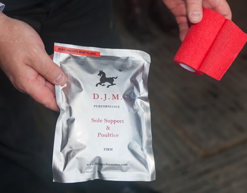 DJM Suela Almohadillas de Apoyo para Suela de bruised, especias, tacones de dolor, laminitis, abcesos, Navicular Enfermedad - se vende como una sola por pedido