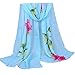 Produktbild YEARNLY Strandtuch Chiffon Bedrucktes Rose Strandtuch Schnell trocknend Slim Sunscreen Anti UV Beach Towel Strandtuch Schal 9Farben 160x50CM
