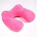Produktbild Yiyumian Reise-Nackenkissen,Bequemes Und Leichtes Nackenkissen Aufblasbares Luftkissen Rosa Rot (Ohrstöpsel Senden) Büromaterial Ist Angenehm