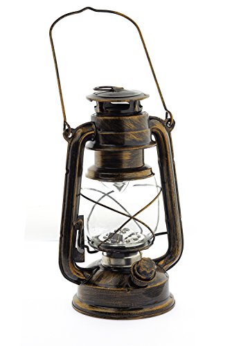 Dimmbare LED Lampe im Öl-lampen-Design Nostalgie, Retro, Sturmlaterne