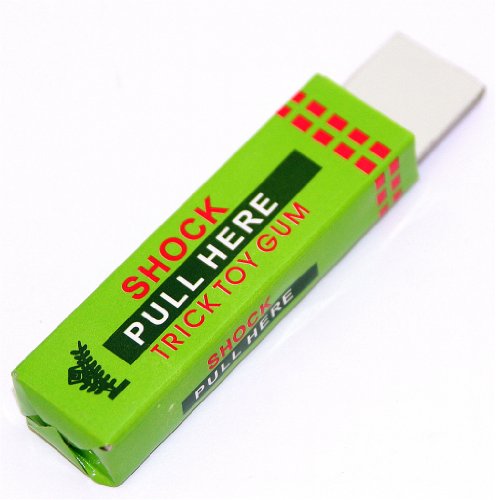 Preisvergleich Produktbild ELEKTROSCHOCKER KAUGUMMI GRÜN! Kaugummi für einen kleinen Spaß!