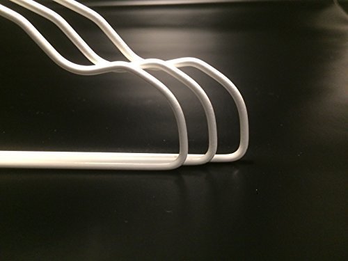 50 x Drahtbügel Metallkleiderbügel RSR-Classic Drahtkleiderbügel Weiß Drahtbügel Kleiderbügel Metall Draht verzinkt hochwertige Pulverbeschichtung 40 cm - 5