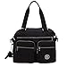 BXT Female Fashion Multi-use Casual Tote Bag Cross Body Nylon Shoulder Bag/Ladies Travel Waterproof Bag with Shoulder Strap/Teenage Girls School Satchnel Bag/Mummy Nursery Shoulder Bag Nappy Organiser Pack